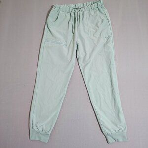 Divine Stretch jogger pants women's size L mint colour lightweight lazy pants